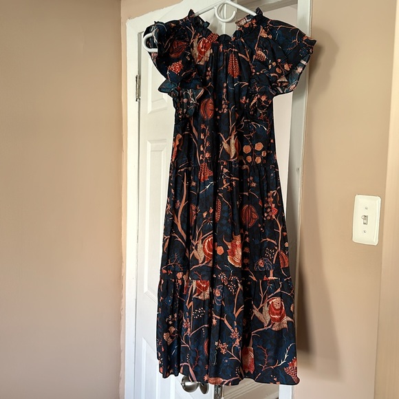 Ulla Johnson Eden Floral Print Flutter Sleeve Cotton - worn once! - Picture 2 of 4